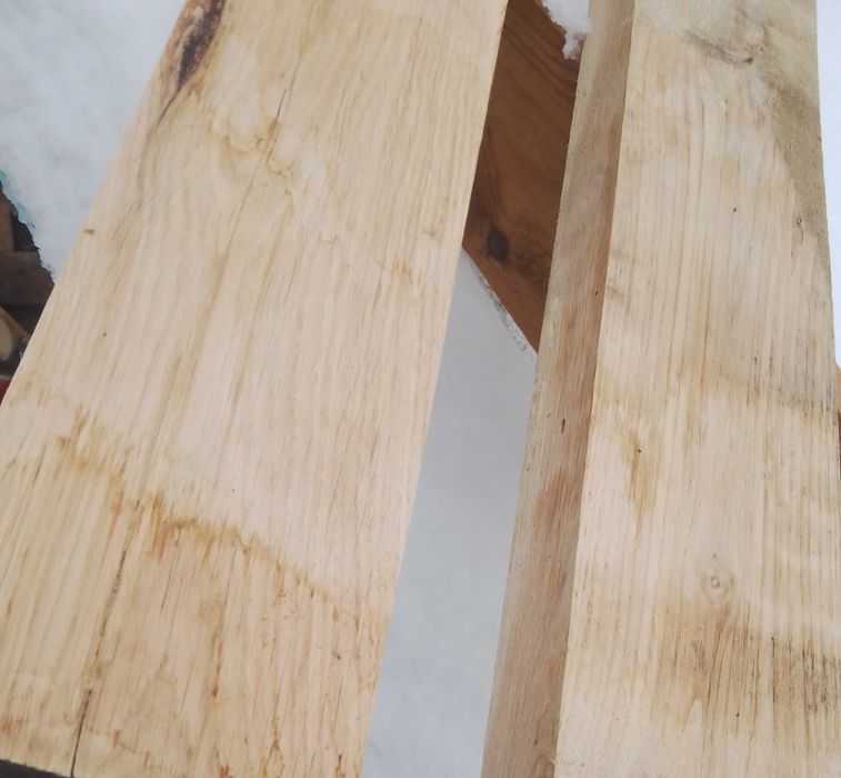 Półka dębowa 90 cm x 10 cm x 4 cm