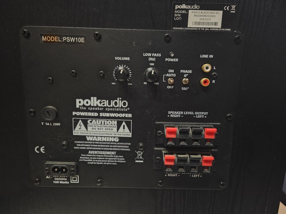 Subwoofer Polk PSW 10e
