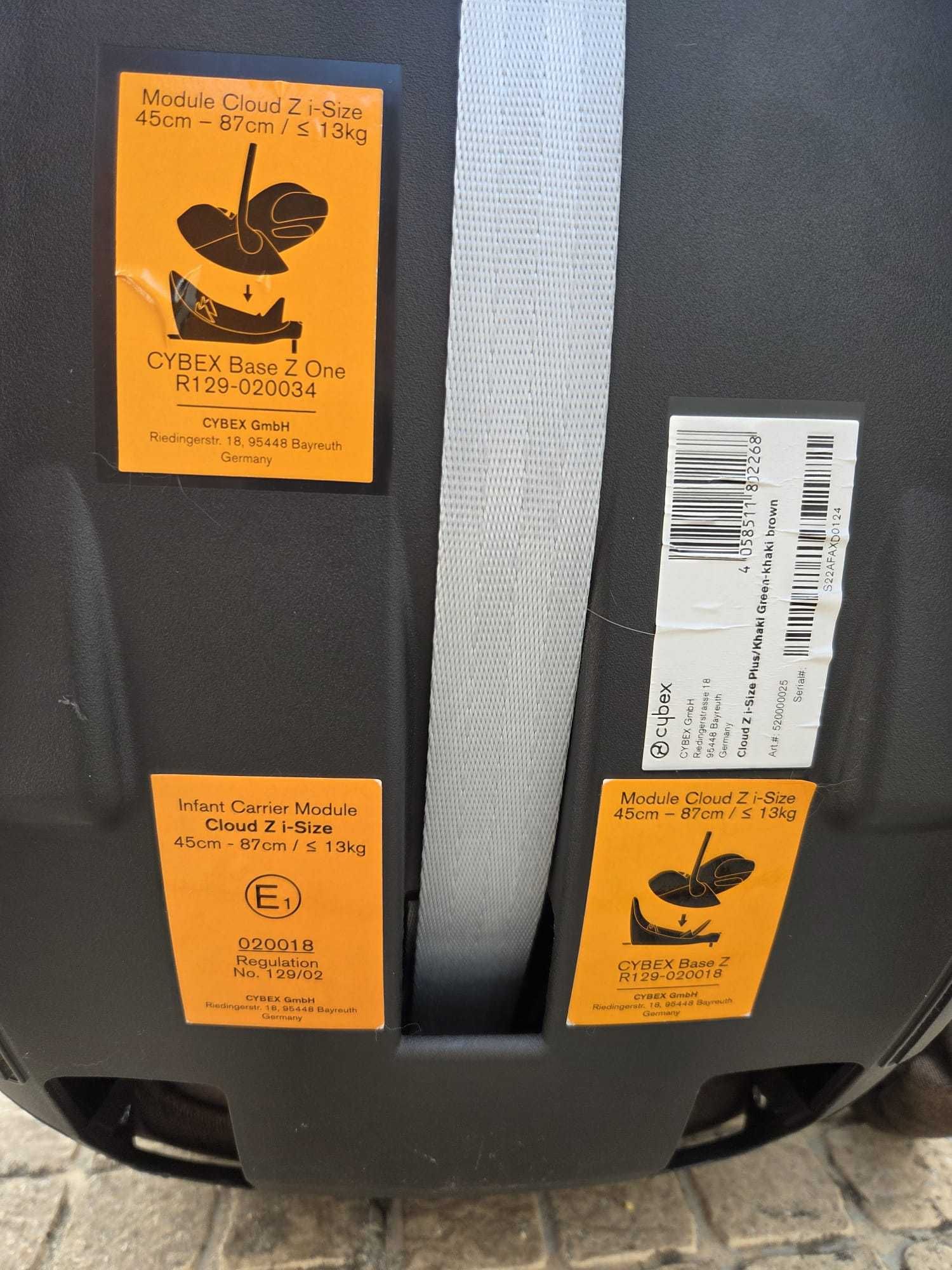 Cybex Cloud Z i-size + Carrinho Balios S + Extras