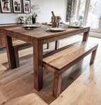 Conjunto Mesa de Jantar + Bancos