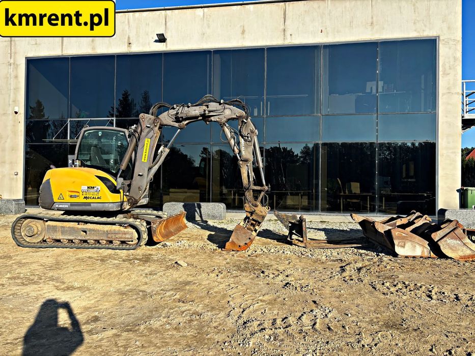 Mecalac 8 MCR MINI-KOPARKA 2016R. | 6 MCR JCB 8055 8080 KUBOTA KX KOMATSU PC88