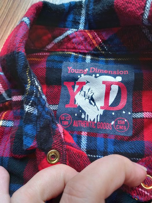 Koszula dziewczeca w krate 158