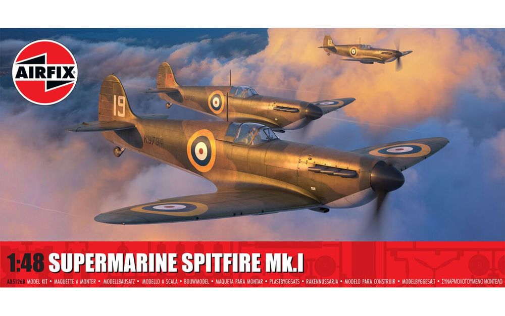 Airfix 05126B samolot Supermarine Spitfire Mk.I
