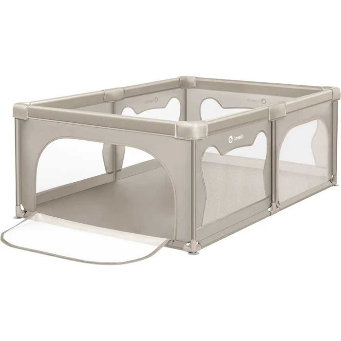 Дитячий великий ігровий манеж Lionelo WILLOW BEIGE, пісочний або сірий