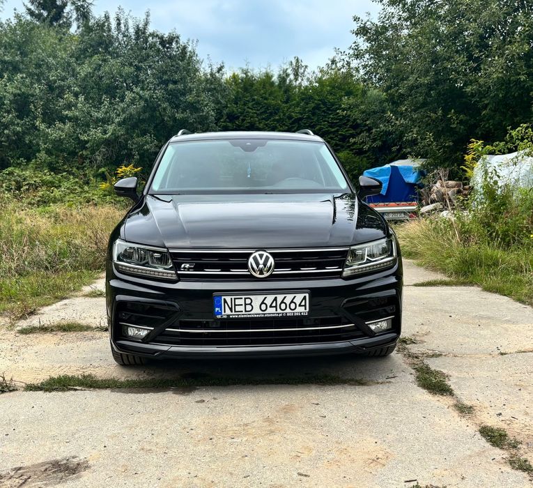 Volkswagen Tiguan 2.0 TDI 150 KM DSG • Highline R-Line • Bezwypadkowy • Kamera • Szyber