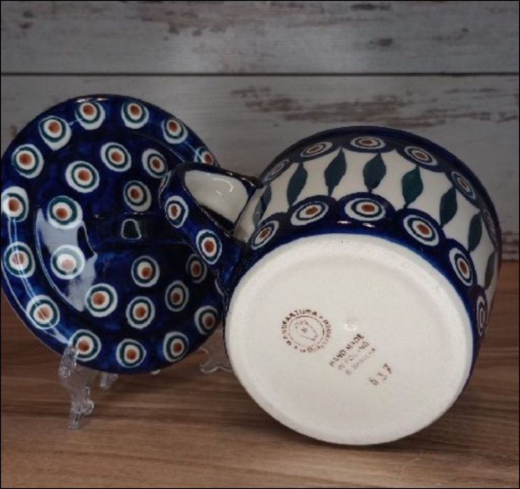 Smalcówka ceramiczna pojemnik  na dżem owsiankę ceramika Bolesławiec