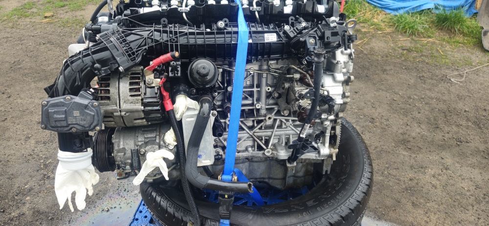 Silnik N57d30b 313 km f10 z osprzętem