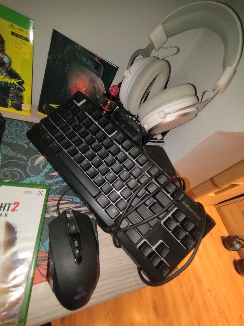 Xbox Series X Zestaw Konsola Gry Pady Klawa Mysz Słuchawki