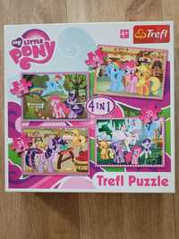 My Little Pony. Puzzle 4 w 1. Bdb. stan.