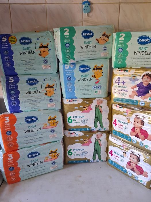 Продам детские памперсы 2,3,4,5,6