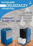 170 zł - 7 dni.    Wynajem osuszaczy/odwilżaczy powietrza.