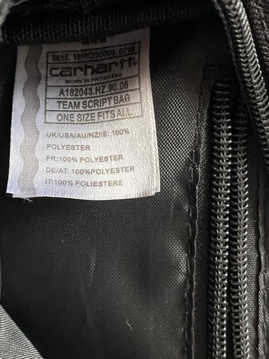 Оригінал Carhartt Wip Essentials Bag Black