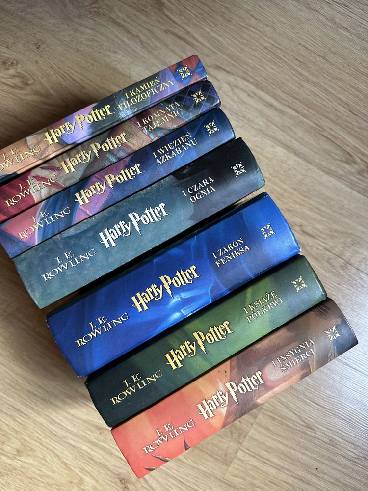 Harry Potter i Kamień Zakon Więzień Książe Czara Insygnia twarda