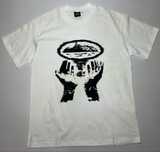 Футболка Corteiz з руками фтболка кортез на літо біла t-shirt чоловіча