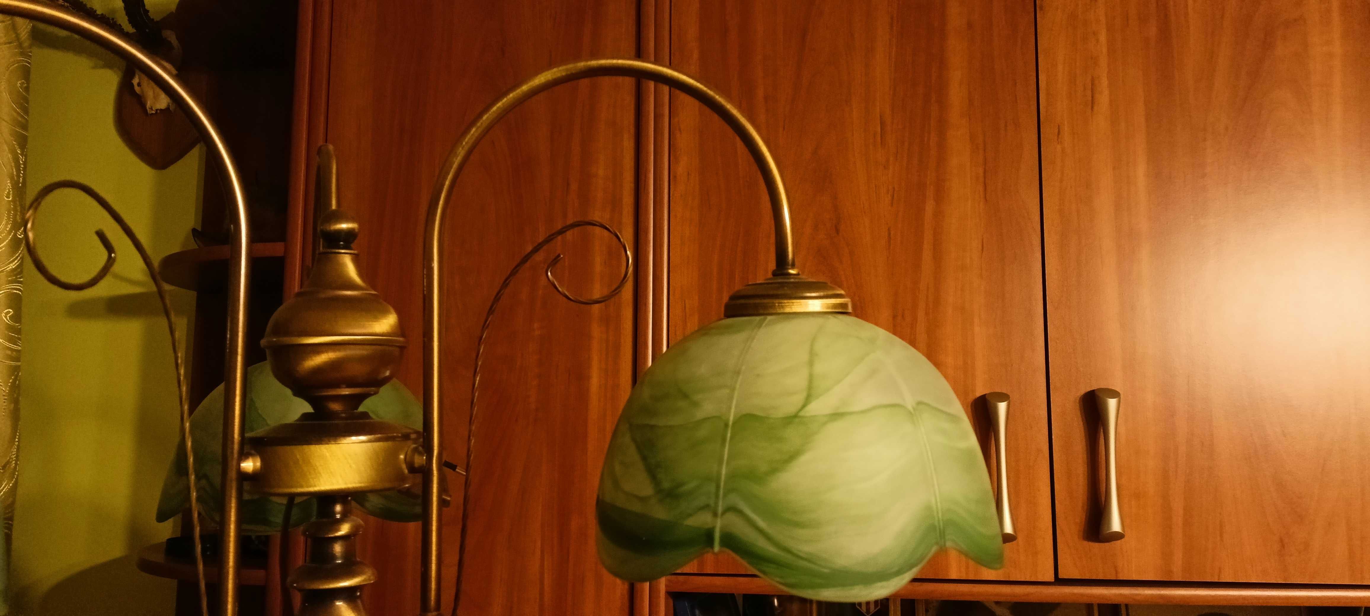 Lampa stojąca kolor mosiądz