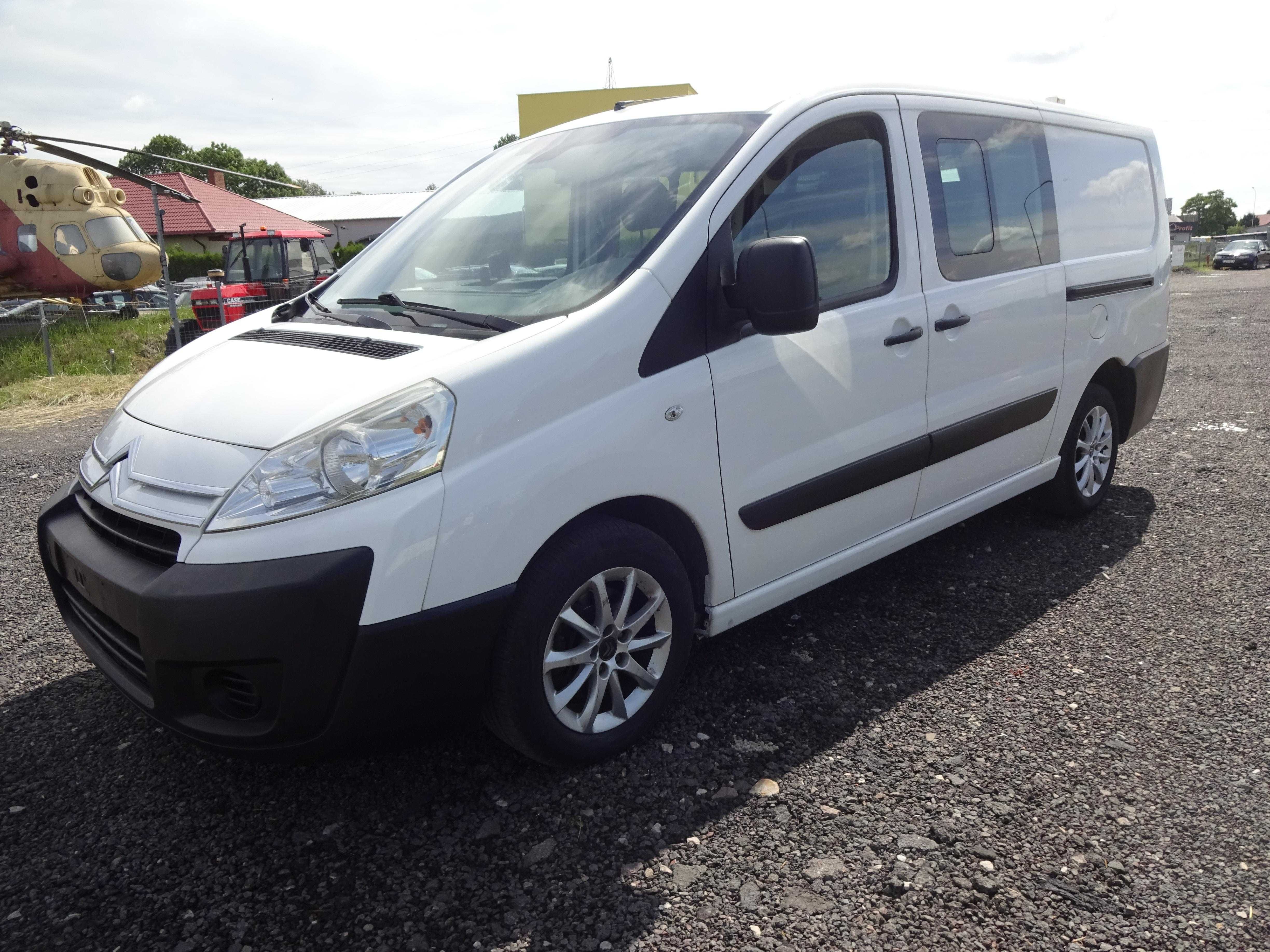 Citroen Jumpy # Dubel kabina # 6 miejsc # hak