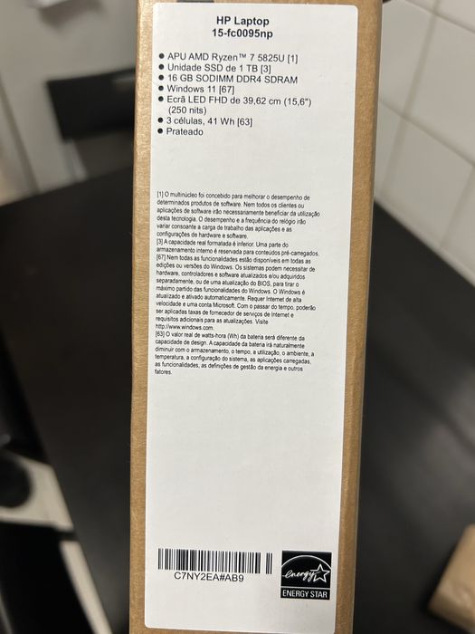 Hp Portatil Novo na Caixa