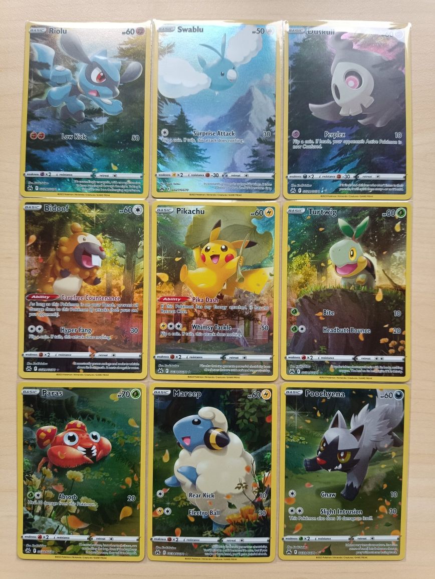 Pokemon tcg Crown Zenith Galarian Gallery 9 kart