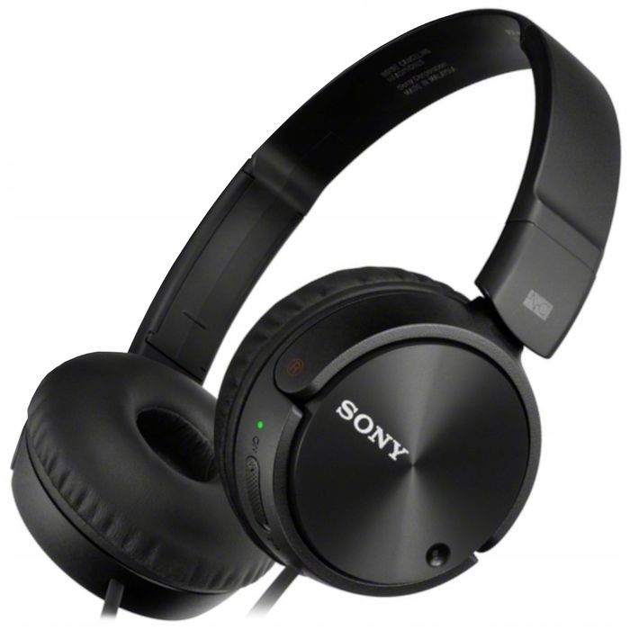 słuchawki nauszne sony mdr-zx110ap czarny 12-22khz przewodowe jakość