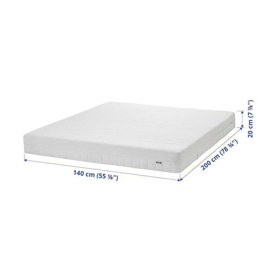 Mobiliário IKEA - AKREHAMN Colchão + PLATSA Cama