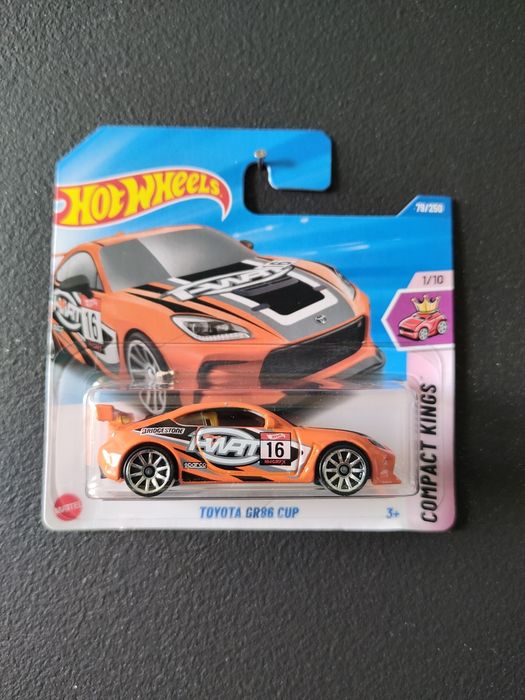 Toyota GR86 Cup Bridgestone NEW Case Compact Kings Hot Wheels