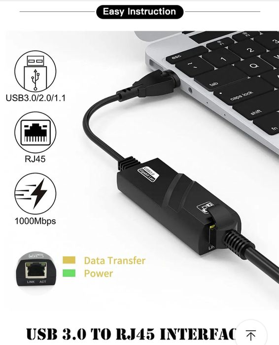 Adaptador RJ45 para USB 3.0