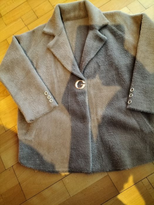 ALPAKA Kurtka futrzana m/l miękka w dotyku