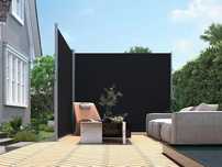 MARKIZA osłona BOCZNA TARASOWA podwójna Dark Grey FOCUS GARDEN 600x200