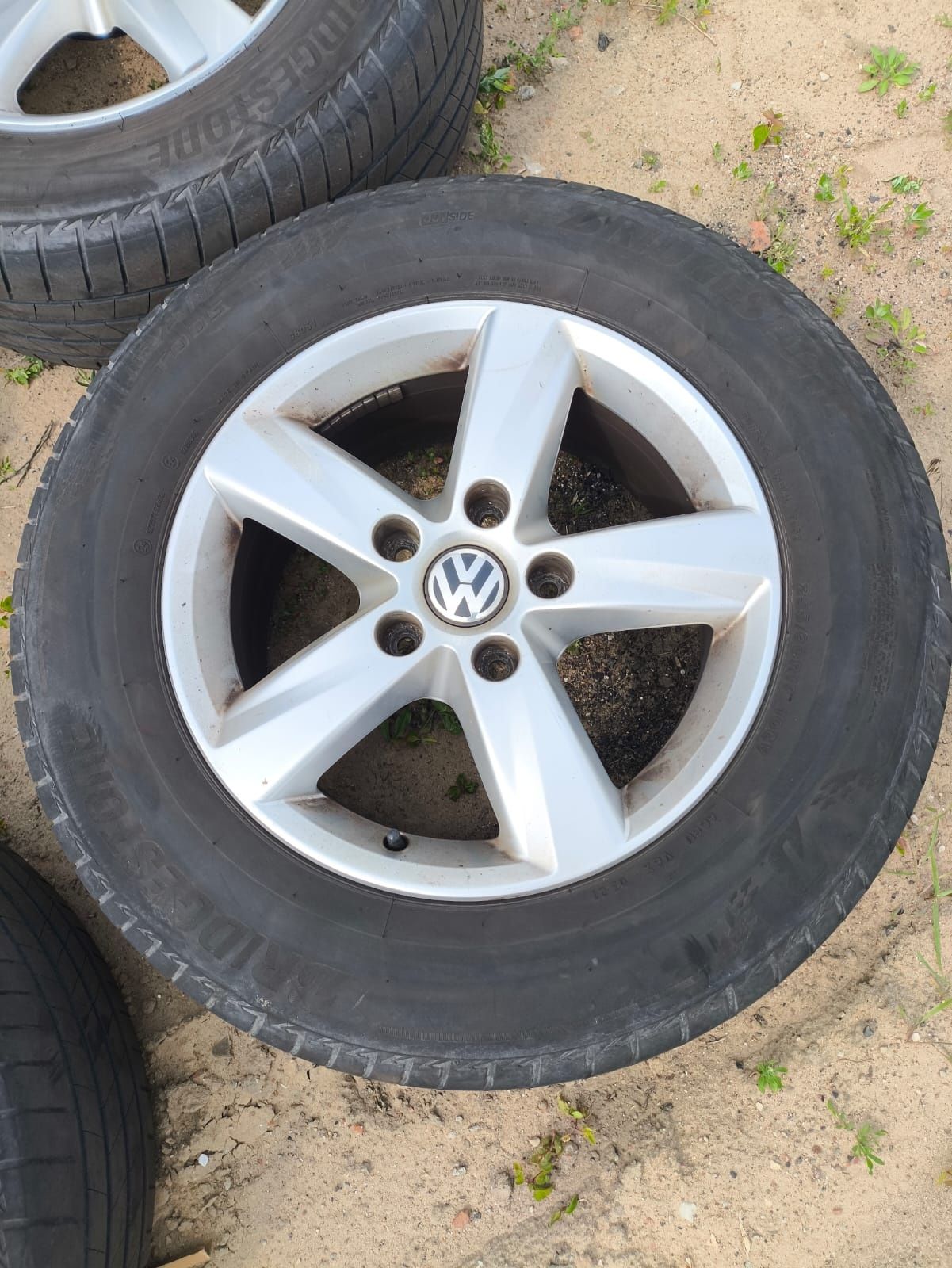 4x Koła 17" 5x130 + Bridgestone Turanza 255/60/17 2021r VW Touareg Q7