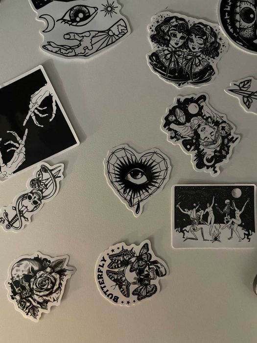 Naklejki o mrocznej tematyce 50sztuk