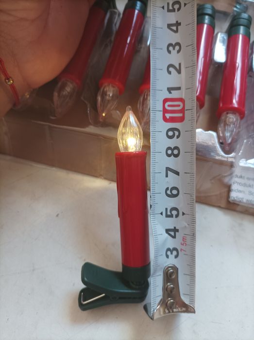 30 świeczek na choinkę