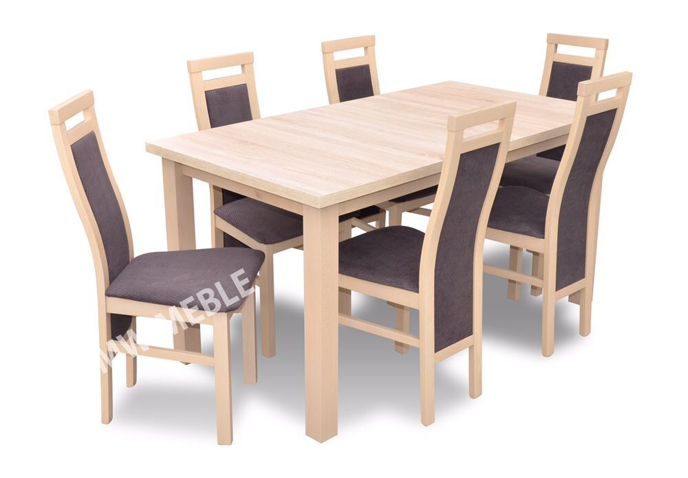 HIT! 6 Krzeseł + Stół Rozkładany Najniższe Ceny Prosto Od Producenta!!