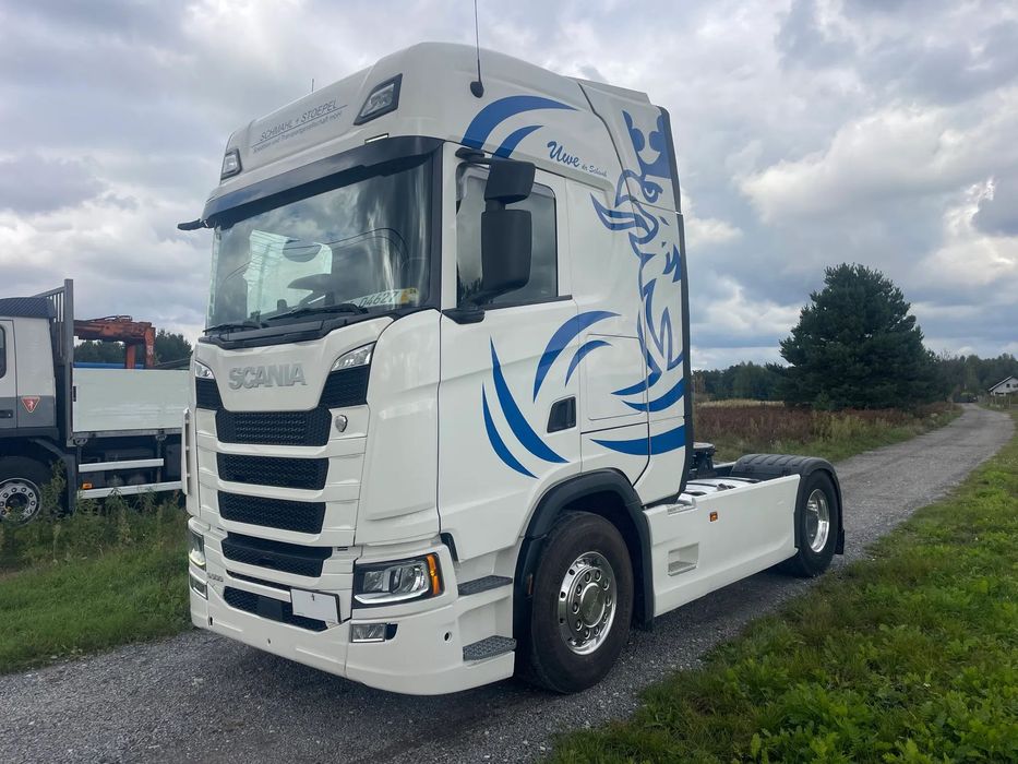 Scania S 500  Uszkodzony dach