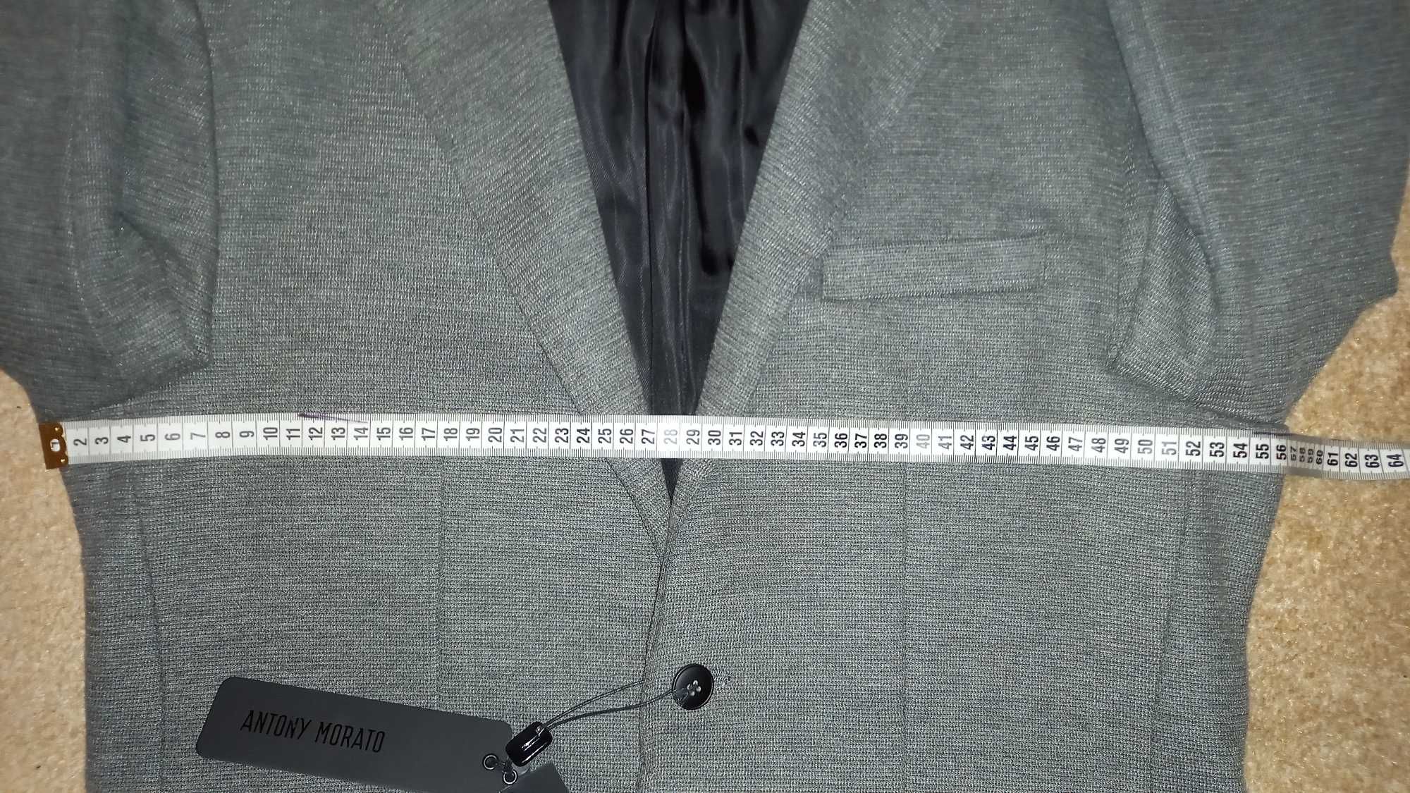 Marynarka męska 52 XL szara Antony Morato