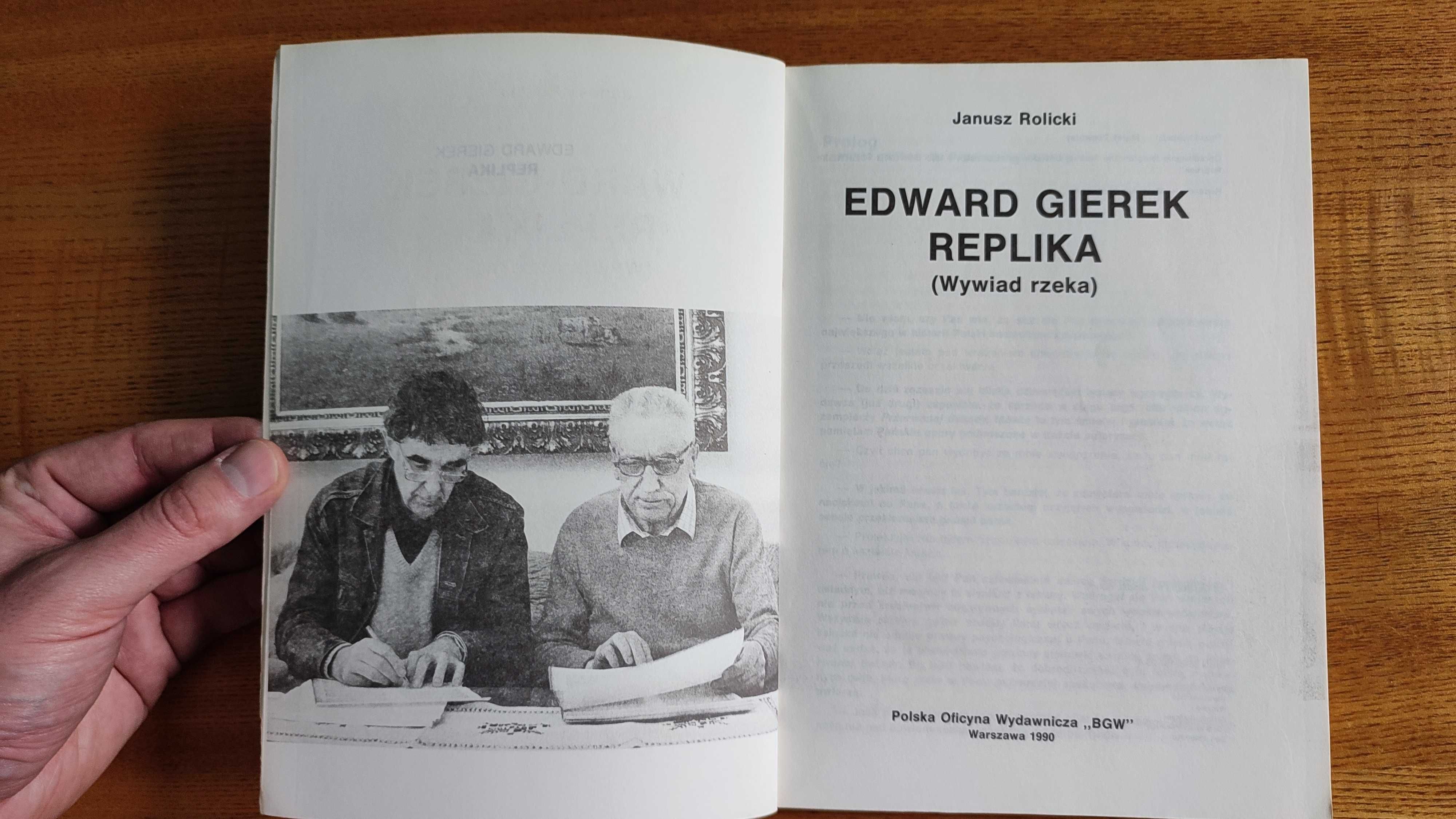 Edward Gierek Replika Janusz Rolicki