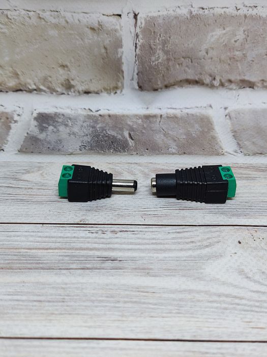 Штекер разъем 5,5-2,1 папа-мама