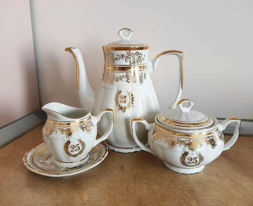 Dzbanek mlecznik cukiernica porcelana Bogucice  Maria