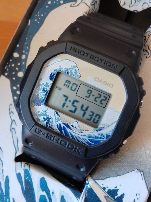 Casio G-Shock "hokusai Katsushika" DW-5600KHK24-1JR