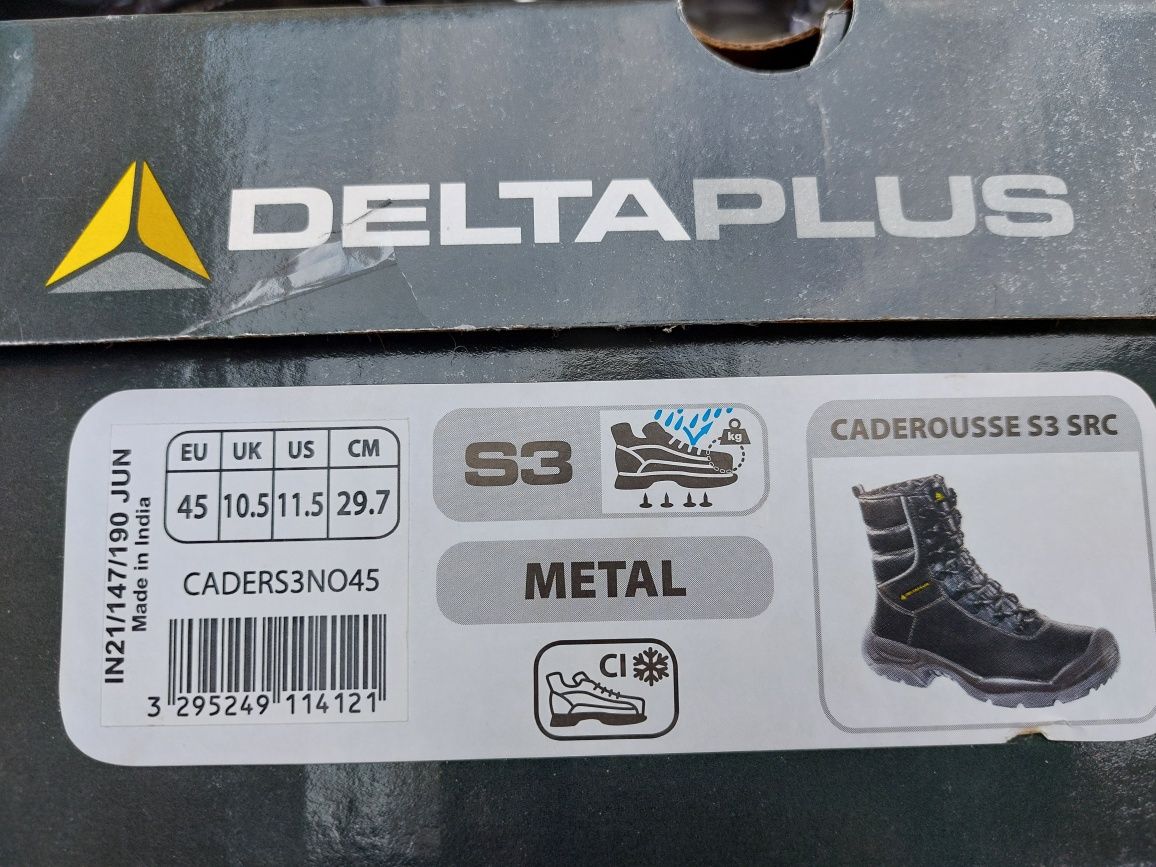 Buty Delta plus rozmiar 45 46 nowe robocze za kostkę zimowe