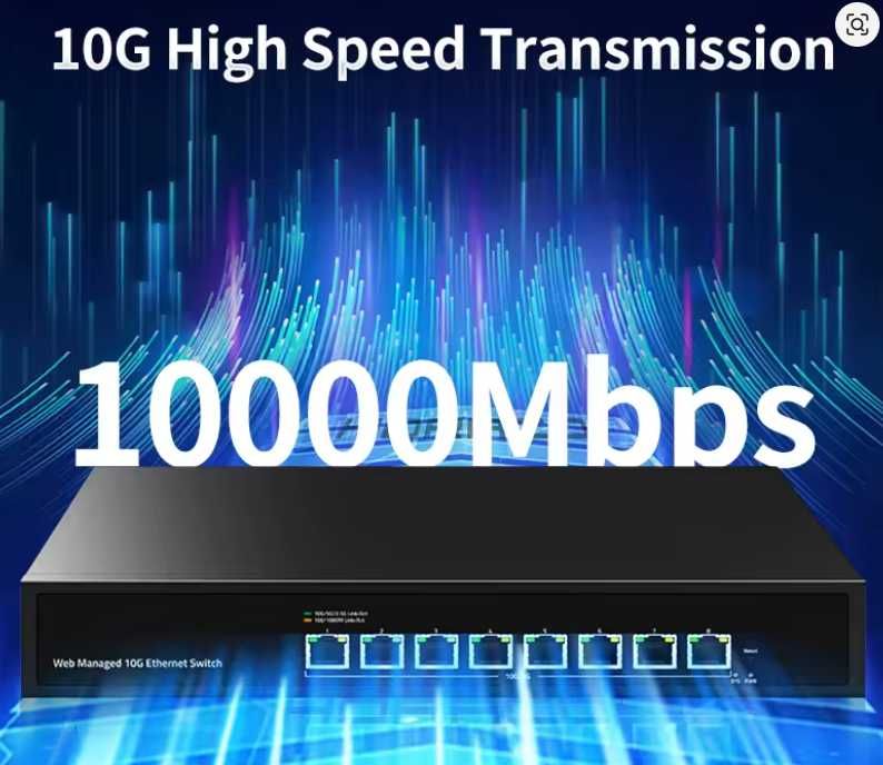 Web Managed Ethernet Switch 8 LAN Port 10Gb