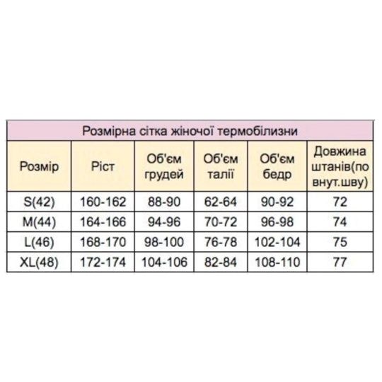 Женский комплект термобелья Columbia, S, М, L, XL, 2XL