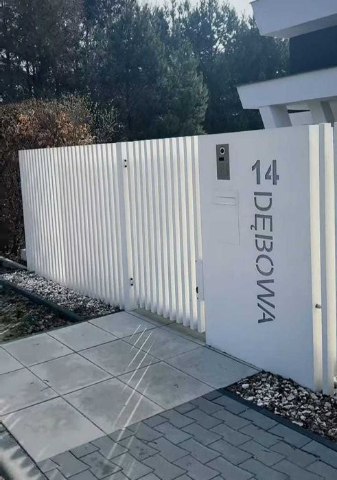 Ogrodzenie grzebieniowe PREMIUM nowoczesne profile palisada pionowa