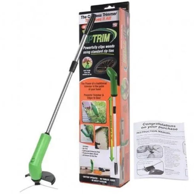 Газонокосарка для саду Zip Trim акумуляторна, Тример для трави та кущі