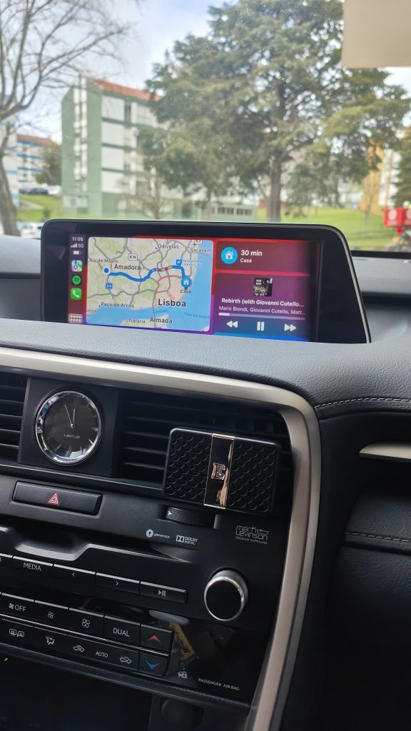 LEXUS Carplay e Android Auto IS/NX/ES/RX/GS/CT/LS/LC/LX/