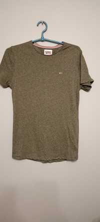 T-shirt koszulka szara khaki oliwkowa XS Tommy Hilfiger