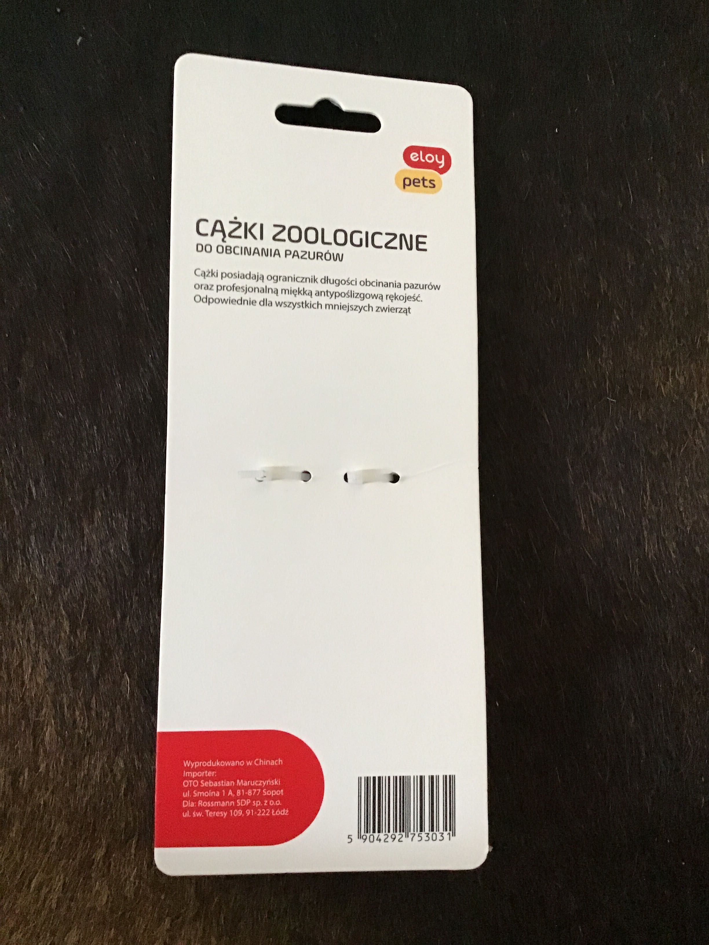 Cążki zoologiczne nowe.