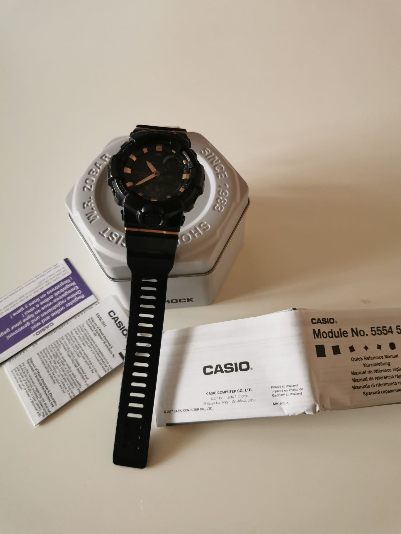 Zegarek Casio G-Shock GMA-B800-1AER Step Tracker, bluetooth