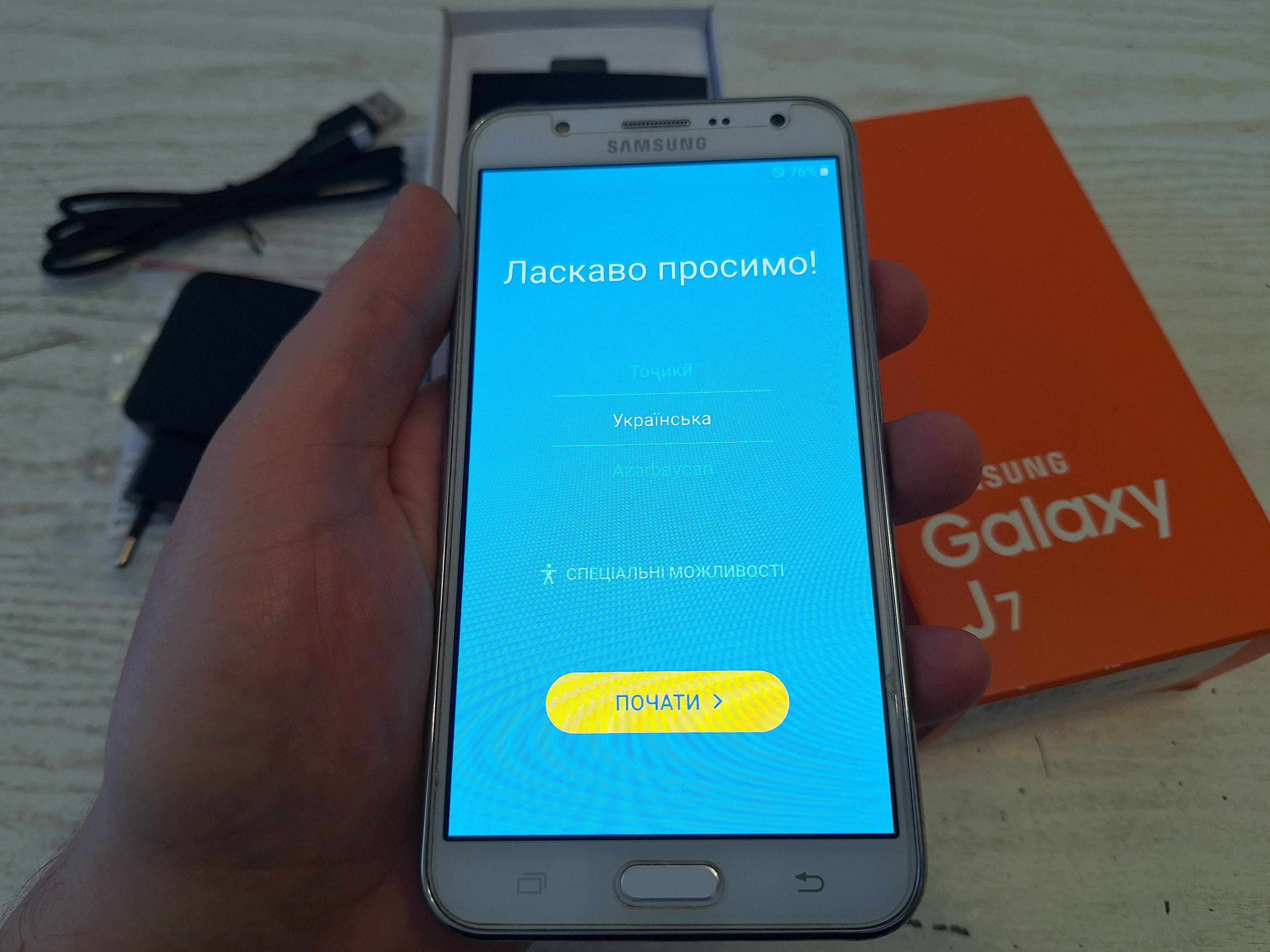 Смартфон SAMSUNG SM-J700HZWDSEK Galaxy J7 Duos б/у