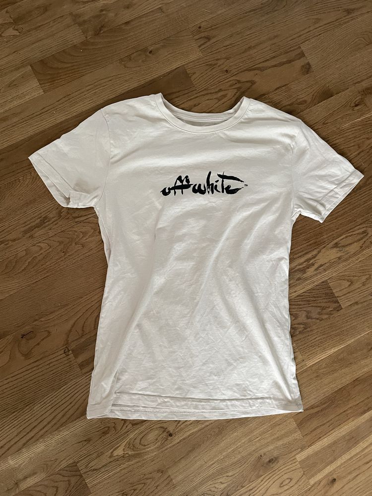 Koszulka off white roz S t-shirt