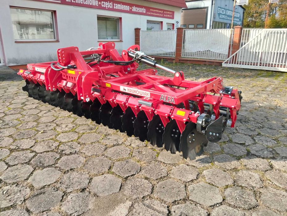 Brona Talerzowa Hydrauliczna ALFA H 4,5 m Krukowiak popokazowa